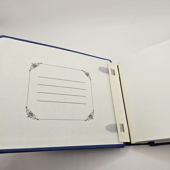 Creative Memories, Blue Photo Album with Gold Accents - Picture 2 of 7